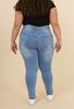 Picture of PLUS SIZE RHINE STONES SLIM JEANS